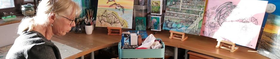 SallyAnn in studio - Sally Brackett